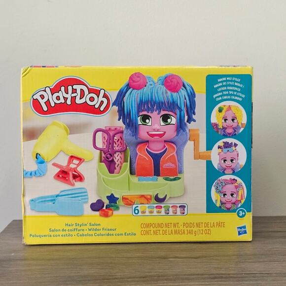Play-Doh 14 pc Hair Stylin' Salon Playset Ages 3+ NWT - Picture 1 of 8